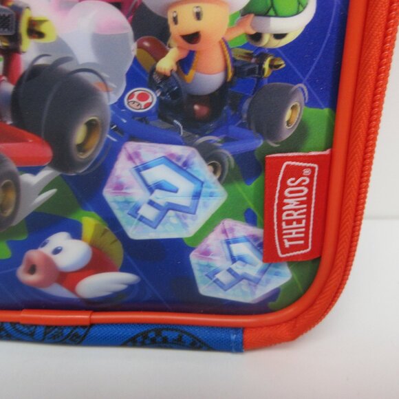 Thermos Kids Lunch Box Super Mario Bros Reusable Single Compartment Upright New - Picture 3 of 11